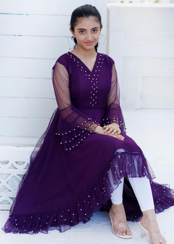 Modest Pret Western Wear Net Frock MD23F Nova