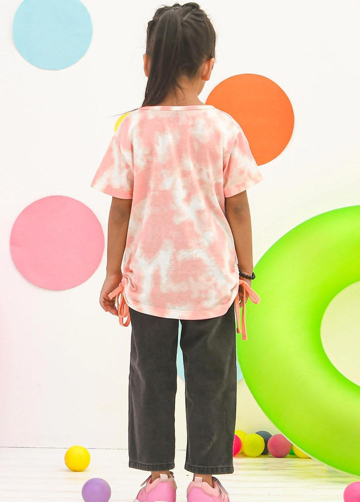 Modest Pret Western Wear Cotton T-Shirts MD23ST GS2302-Pink