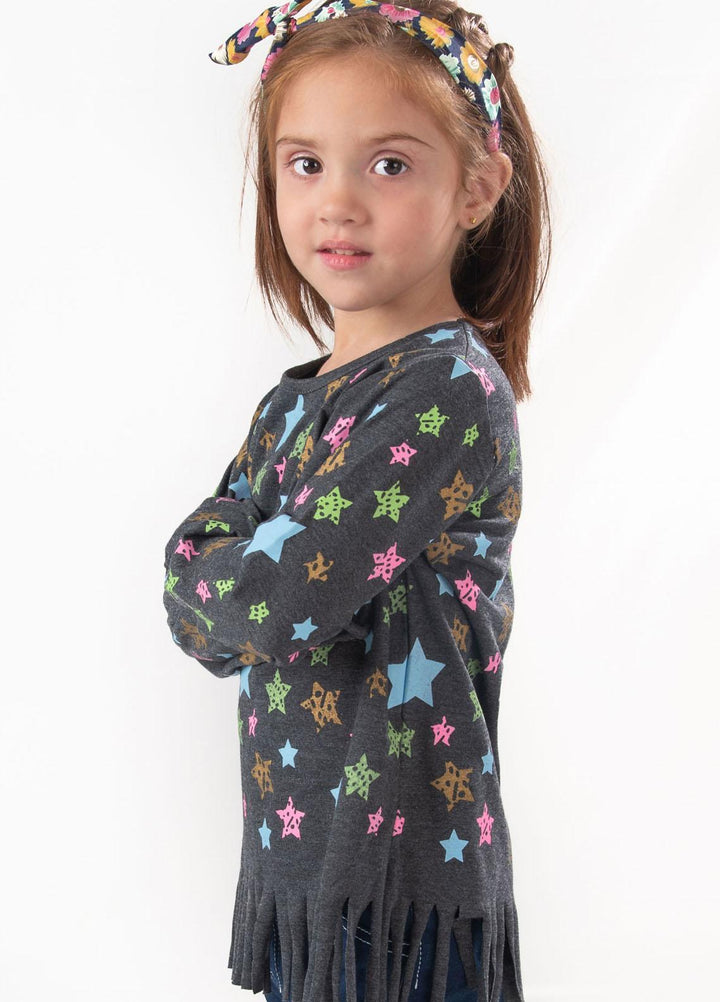Modest Jersey Casual T-Shirts for Girls -  GSC03 Charcoal