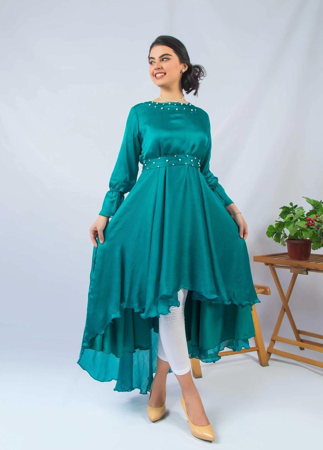 Modest Pret Casual Silk Maxi MD21LP W16 Mermaid