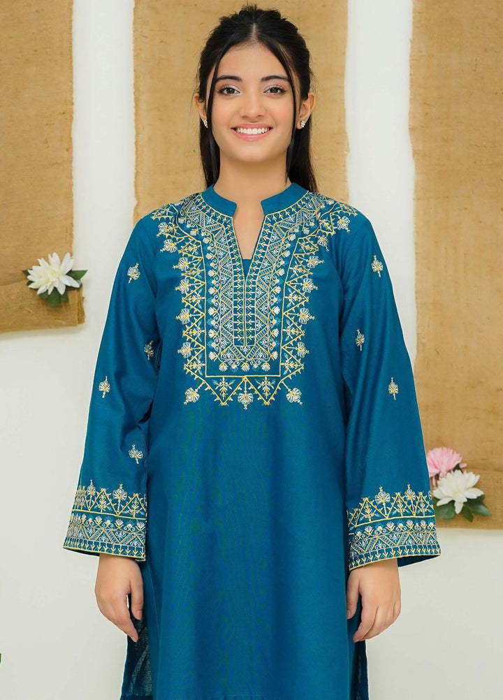 Modest Khaddar Casual 2 Piece Suit for Girls -  Belle