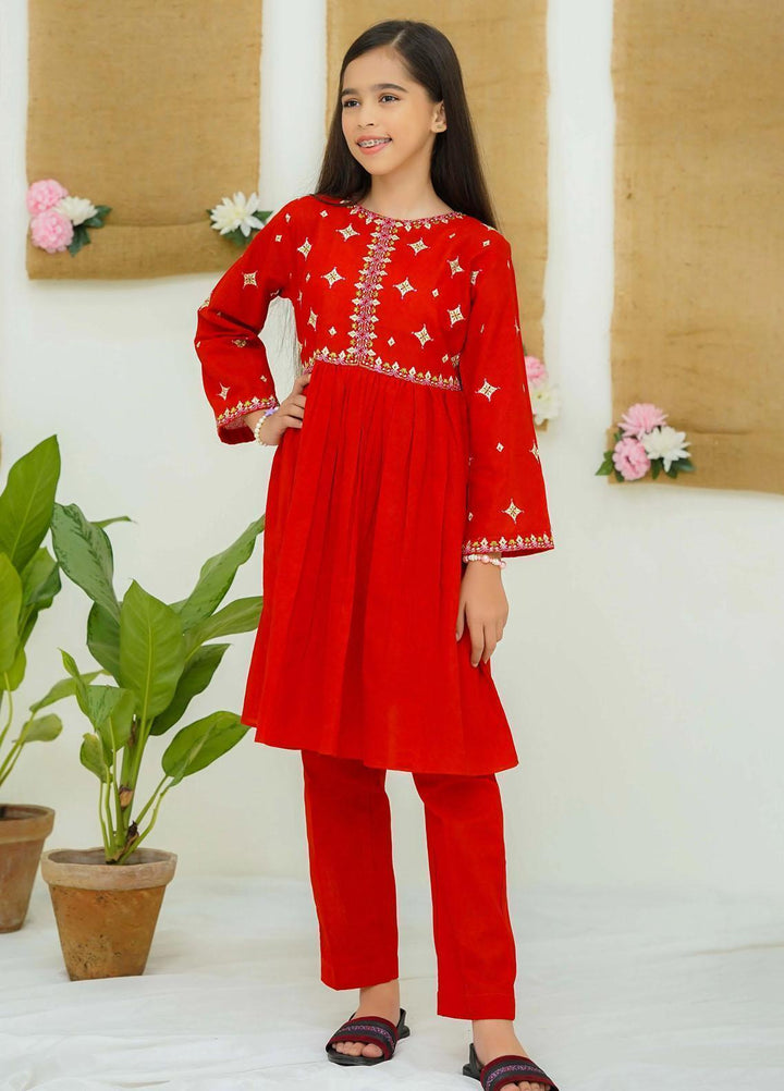 Modest Khaddar Casual 2 Piece Suit for Girls -  Embera