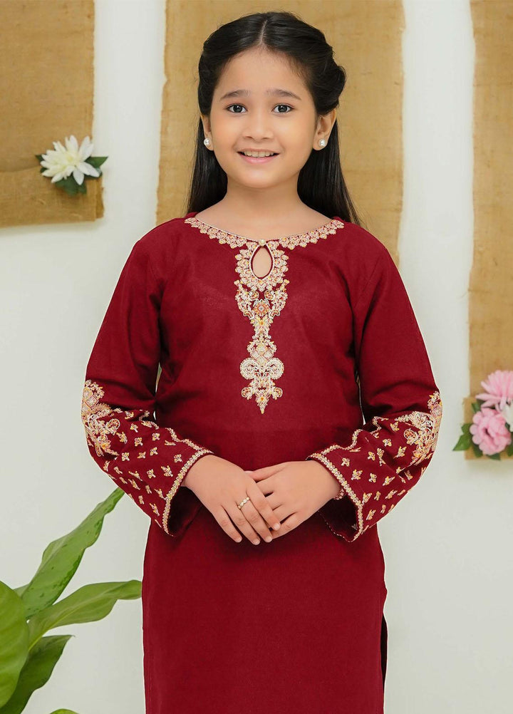 Modest Khaddar Casual 2 Piece Suit for Girls -  Pomona