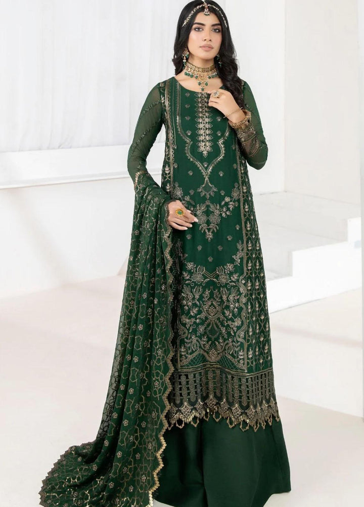 Mohagni Pret Embroidered Chiffon 3 Piece Suit MGP-13