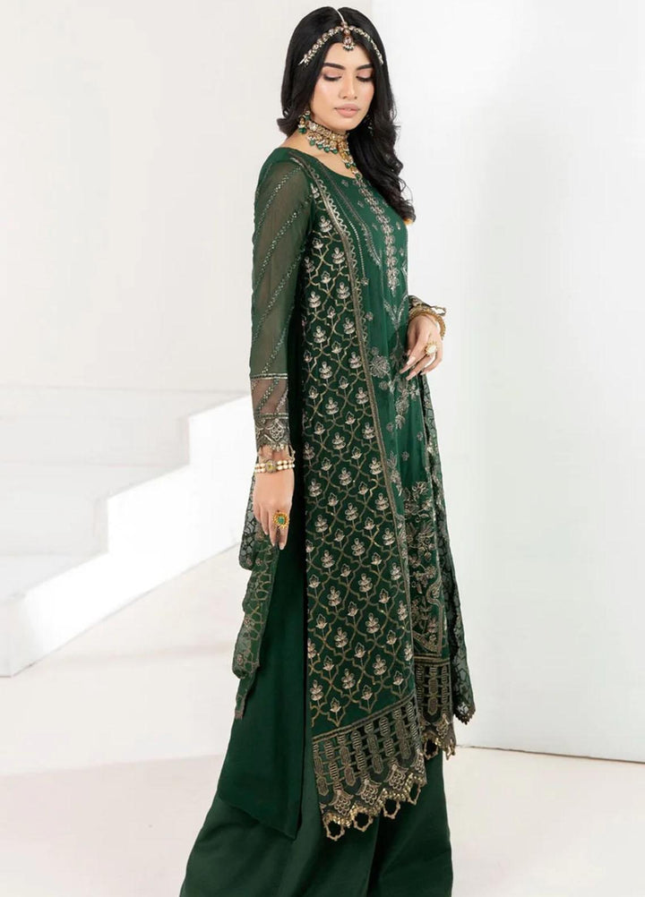 Mohagni Pret Embroidered Chiffon 3 Piece Suit MGP-13