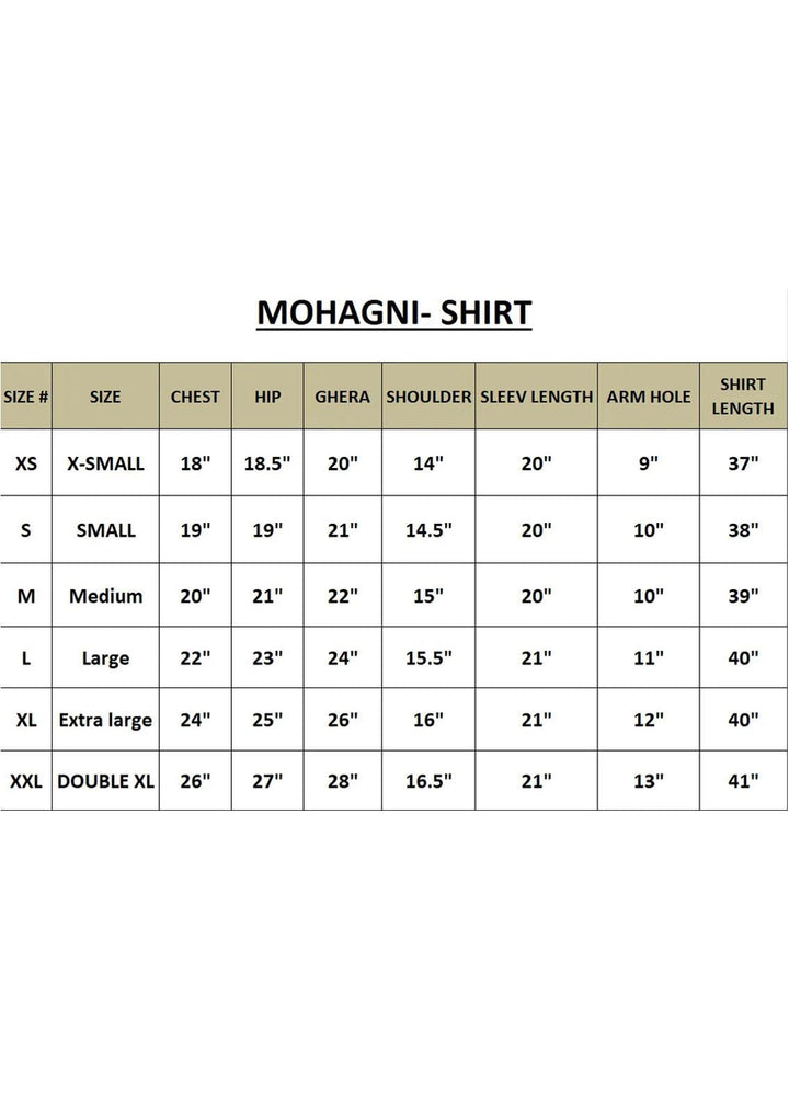 Mohagni Pret Embroidered Lawn Kurti ELU-08