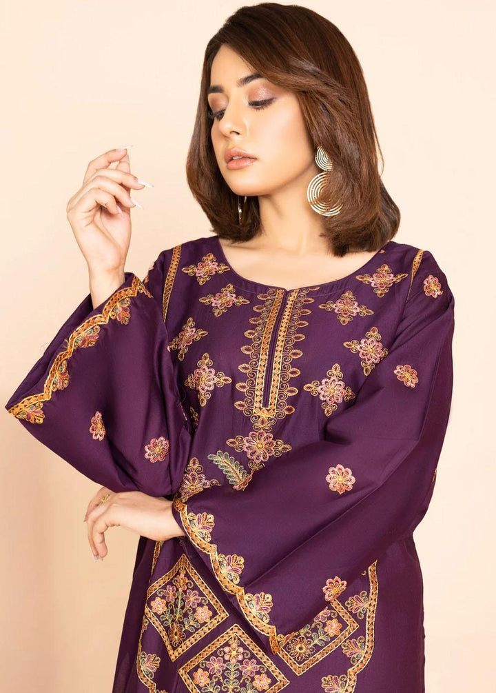 Mohagni Pret Embroidered Cambric Kurti ELU-09