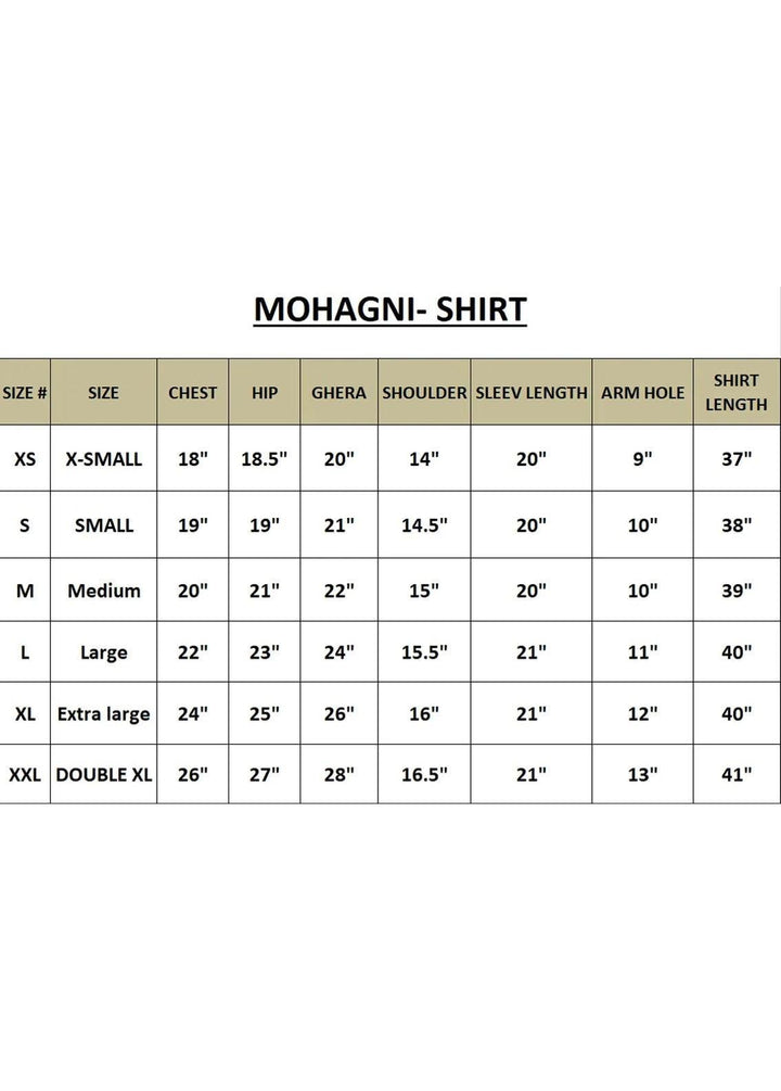 Mohagni Pret Embroidered Lawn Kurti ELU-12