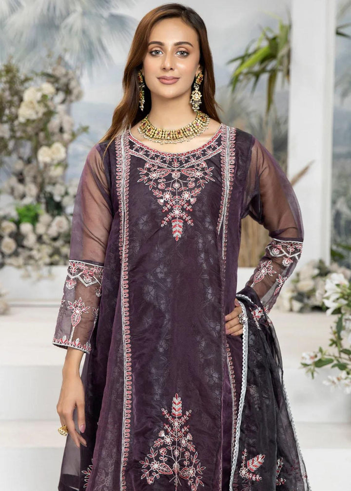Mohagni Pret Embroidered Organza Kurti LEB-22-20
