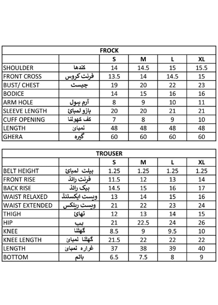 Mohagni Pret Embroidered Cambric 3 Piece Suit LEG-09