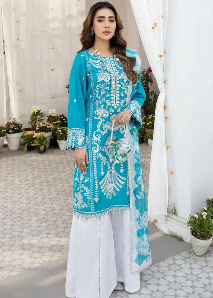 Mohagni Pret Embroidered Cambric 2 Piece Suit LEG-11