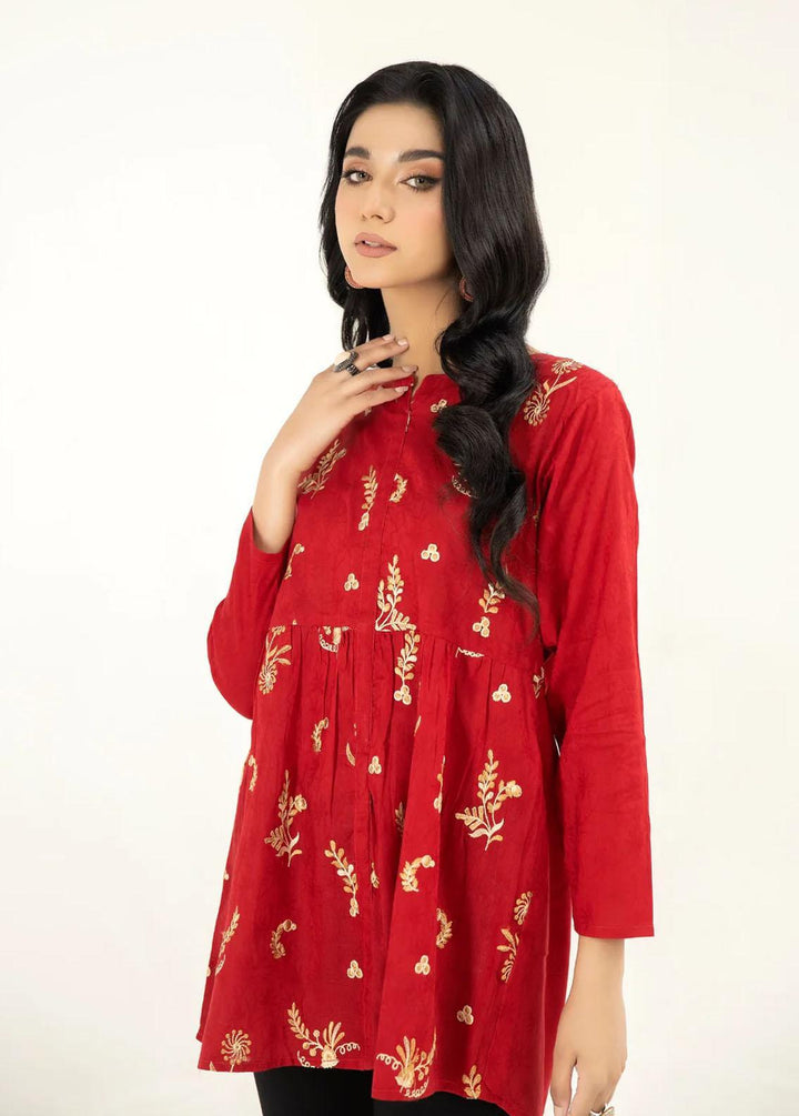 Mohagni Pret Embroidered Lawn Kurti MFK-03