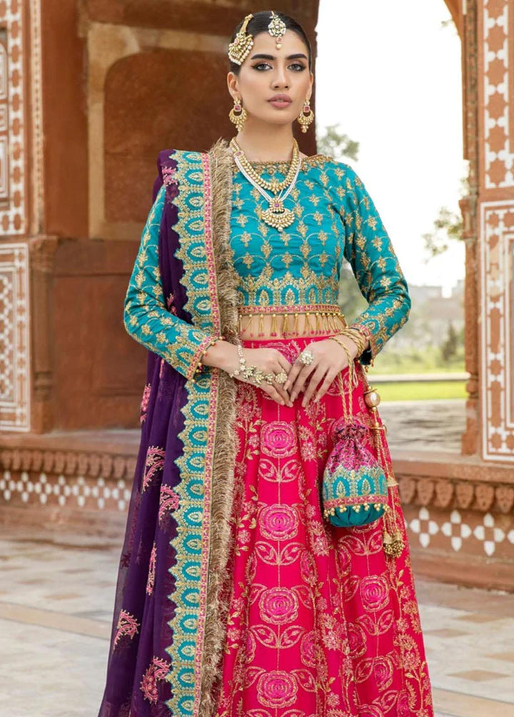 Mohagni Pret Embroidered Chiffon 3 Piece Suit MGM-05
