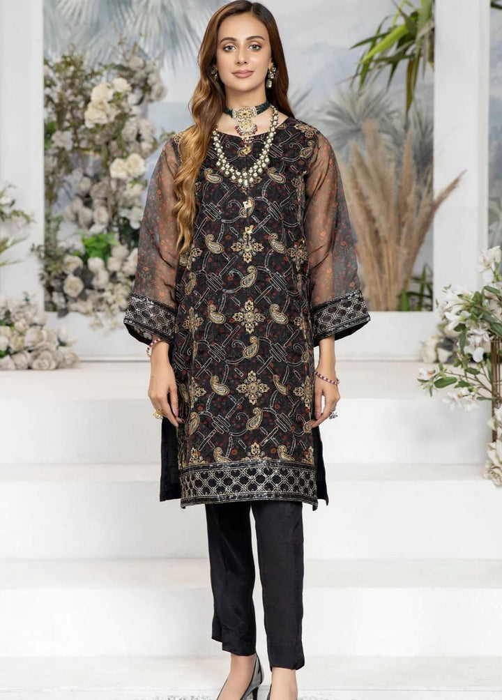 Mohagni Pret Embroidered Organza 2 Piece Suit MOP-09