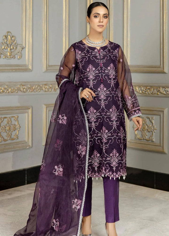 Mohagni Pret Embroidered Organza 2 Piece Suit MOP-11