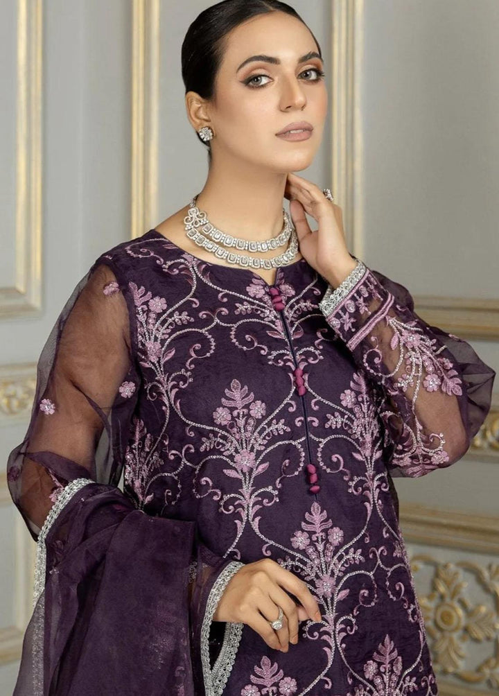 Mohagni Pret Embroidered Organza 2 Piece Suit MOP-11