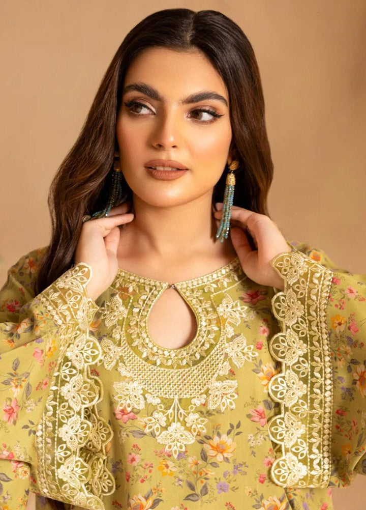 Mohagni Pret Embroidered Slub 2 Piece Suit SBLS-17