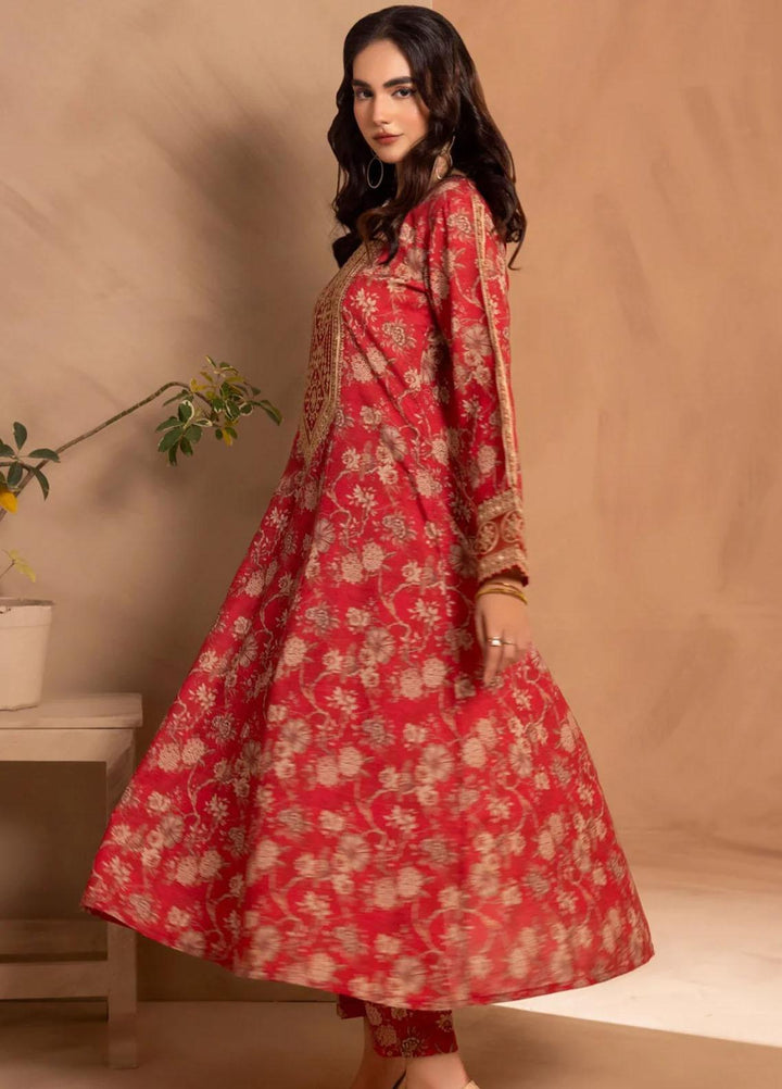 Mohagni Pret Embroidered Slub 3 Piece Suit SBLS-18