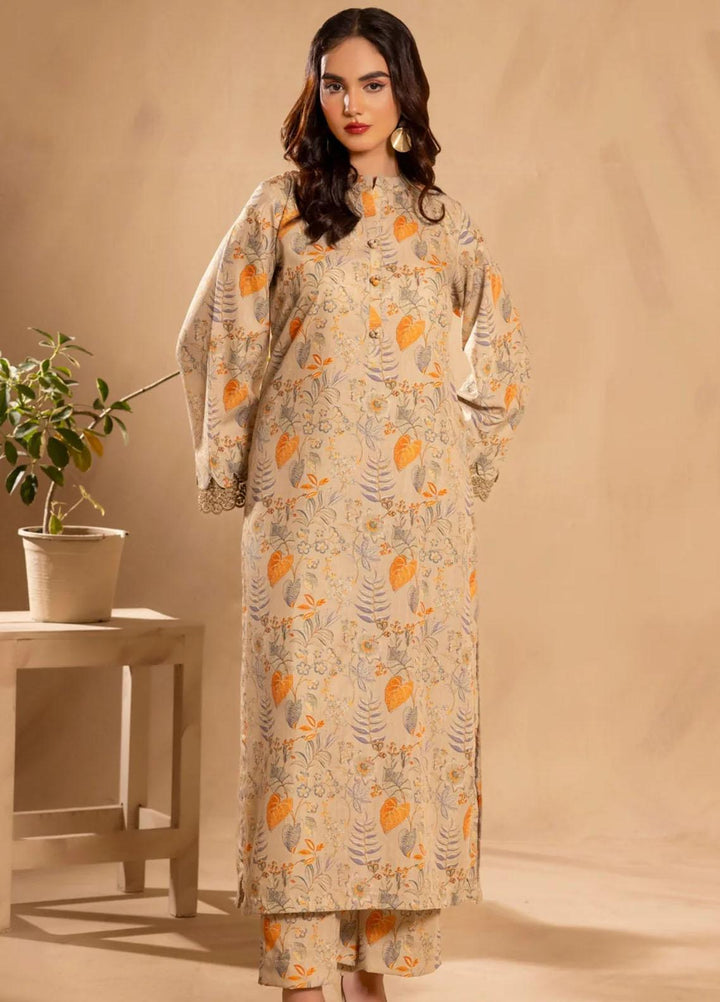 Mohagni Pret Embroidered Slub 3 Piece Suit SBLS-21
