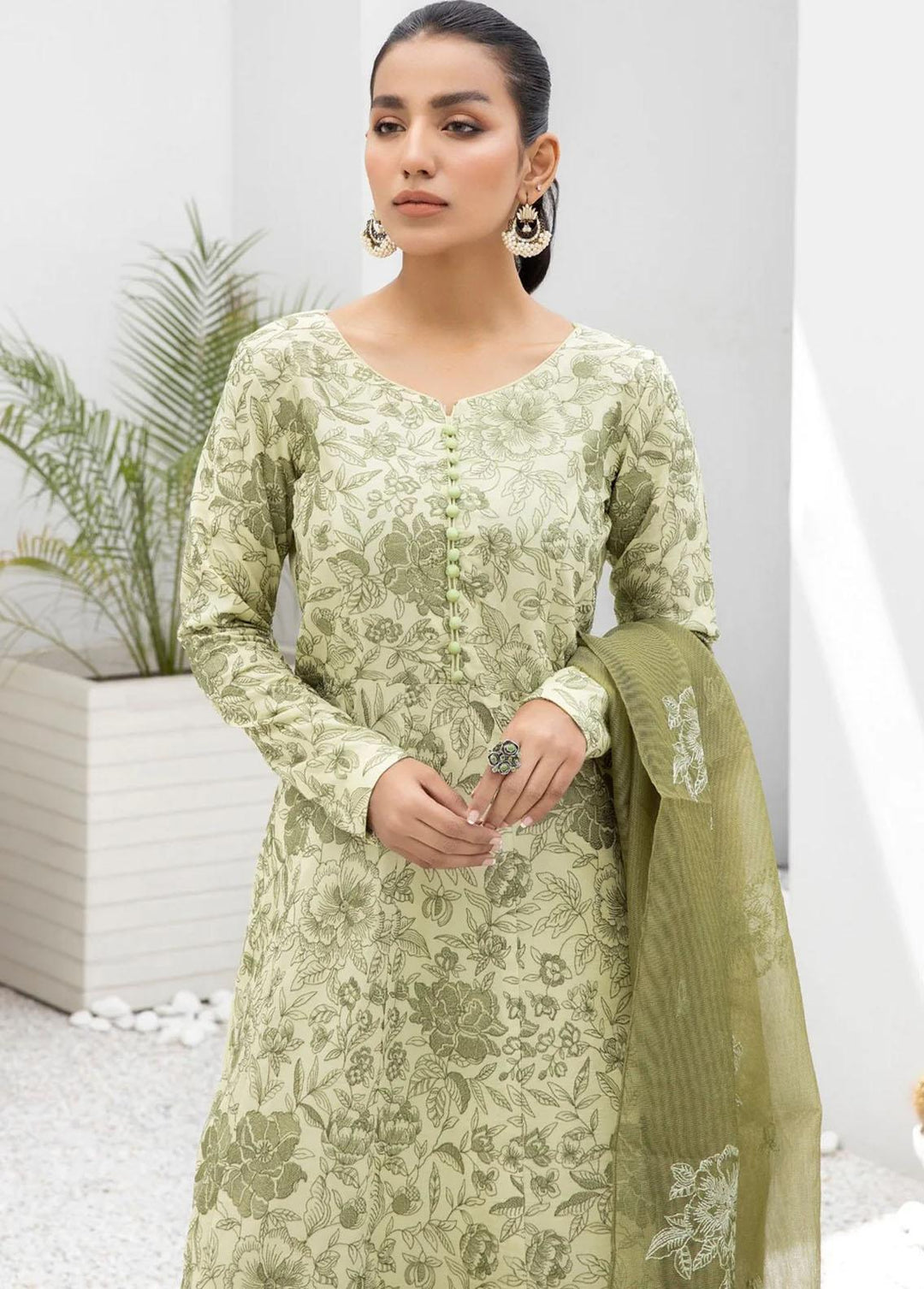 Mohagni Embroidered Lawn Suits Unstitched 3 Piece MGY-02 - Festive Collection