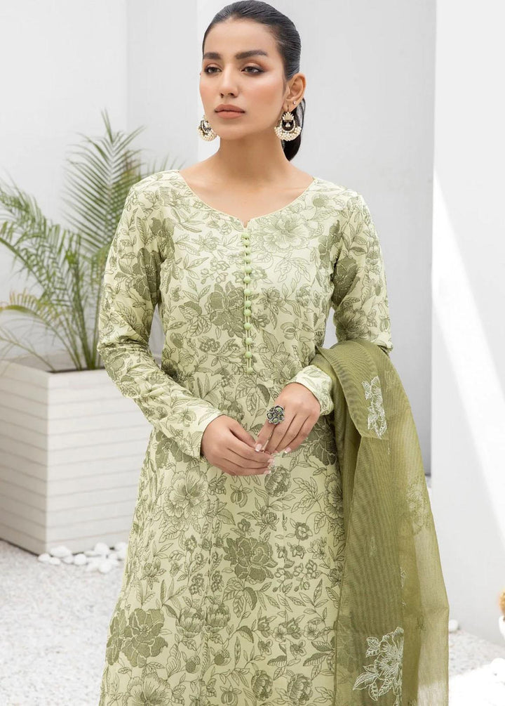 Mohagni Embroidered Lawn Suits Unstitched 3 Piece MGY-02 - Festive Collection