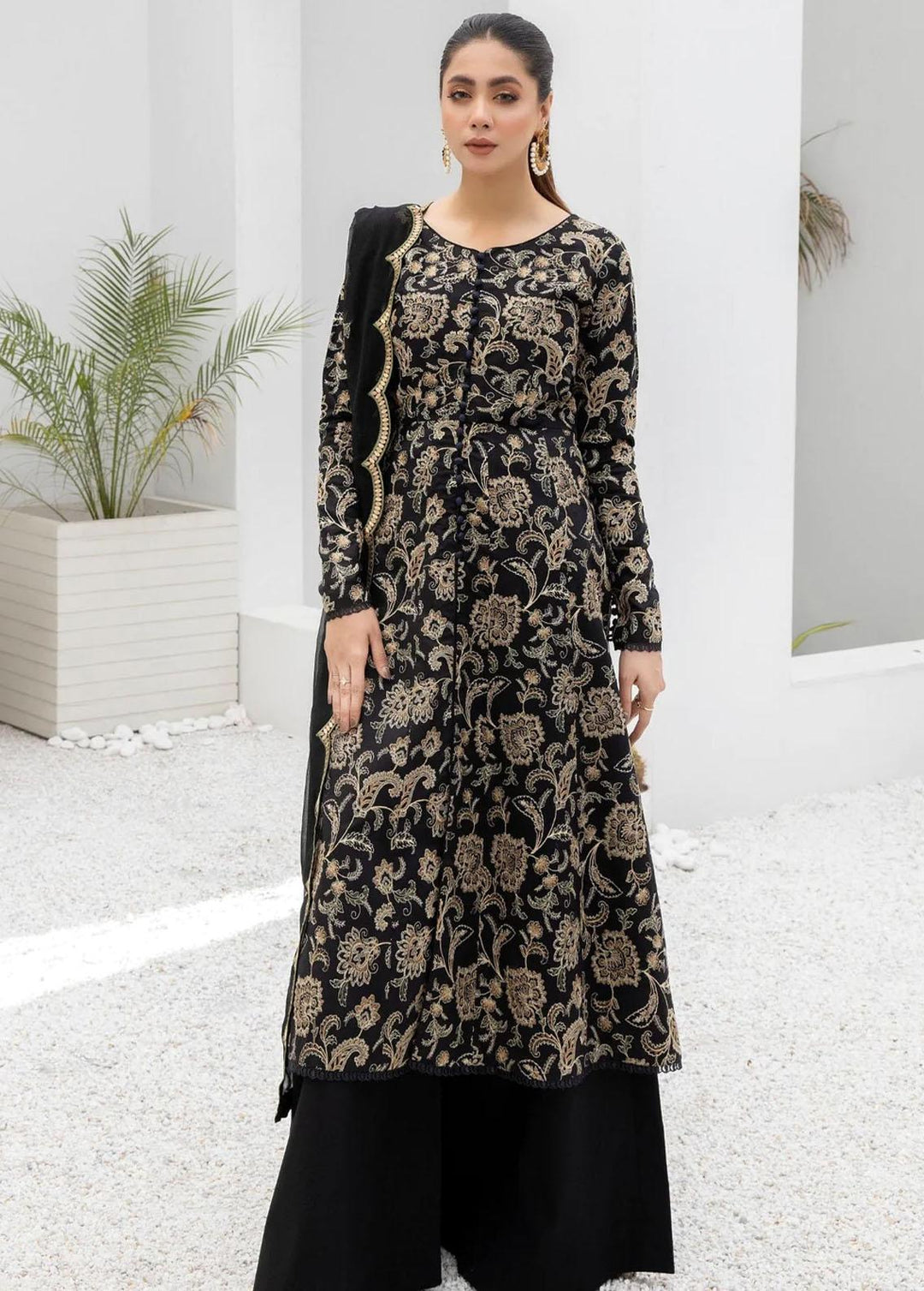 Mohagni Embroidered Lawn Suits Unstitched 3 Piece MGY-05 - Festive Collection