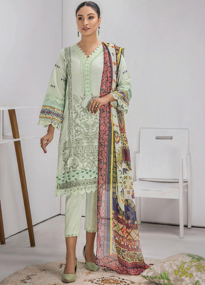 Mohini By Humdum Embroidered Lawn Suits Unstitched 3 Piece HD23M D-07 - Summer Collection