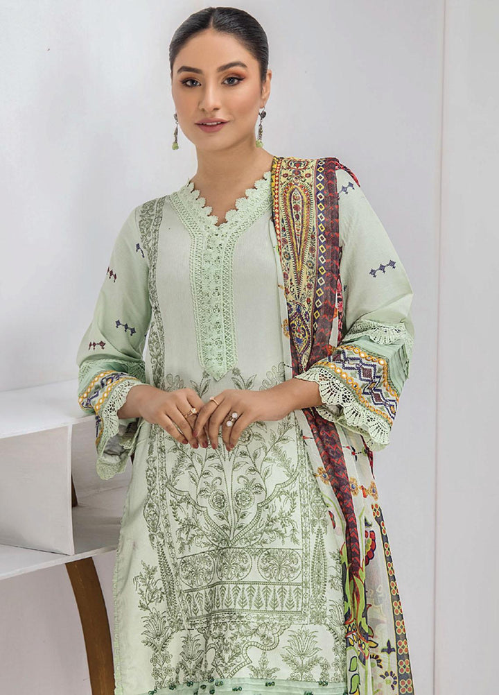 Mohini By Humdum Embroidered Lawn Suits Unstitched 3 Piece HD23M D-07 - Summer Collection