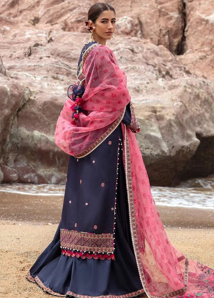 Mohsin Naveed Ranjha Embroidered Lawn Suits Unstitched 3 Piece MNR24DS MFL-011 Jal Pari - Summer Collection