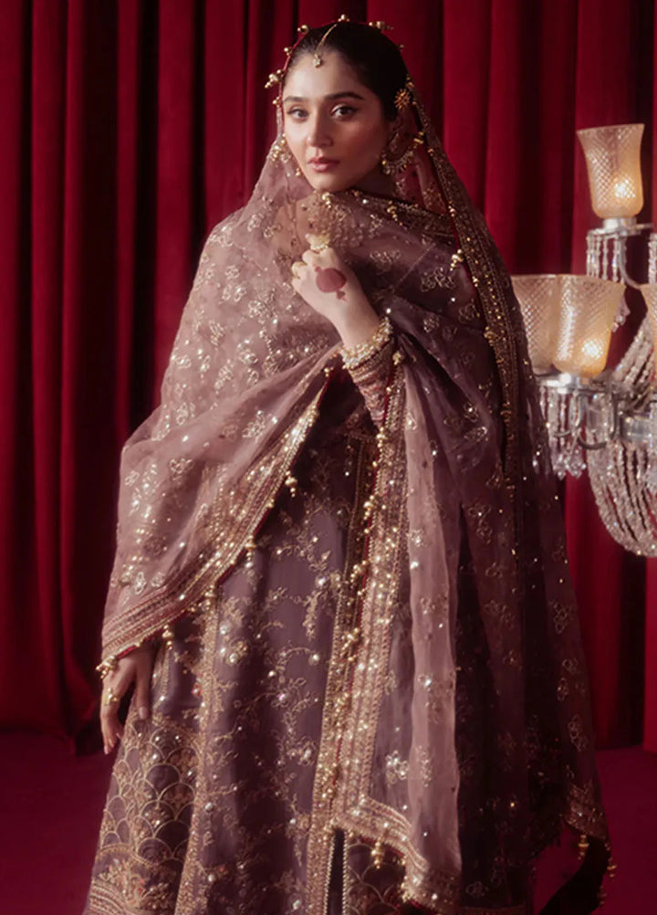 Mohsin Naveed Ranjha Embroidered Organza Suit Unstitched 4 Piece MNR24ZD Dil Nasheen - Luxury Collection