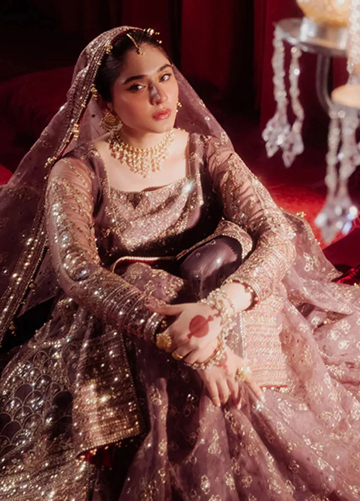 Mohsin Naveed Ranjha Embroidered Organza Suit Unstitched 4 Piece MNR24ZD Dil Nasheen - Luxury Collection