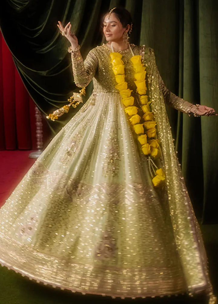 Mohsin Naveed Ranjha Embroidered Raw Silk Suit Unstitched 3 Piece MNR24ZD Mastani - Luxury Collection