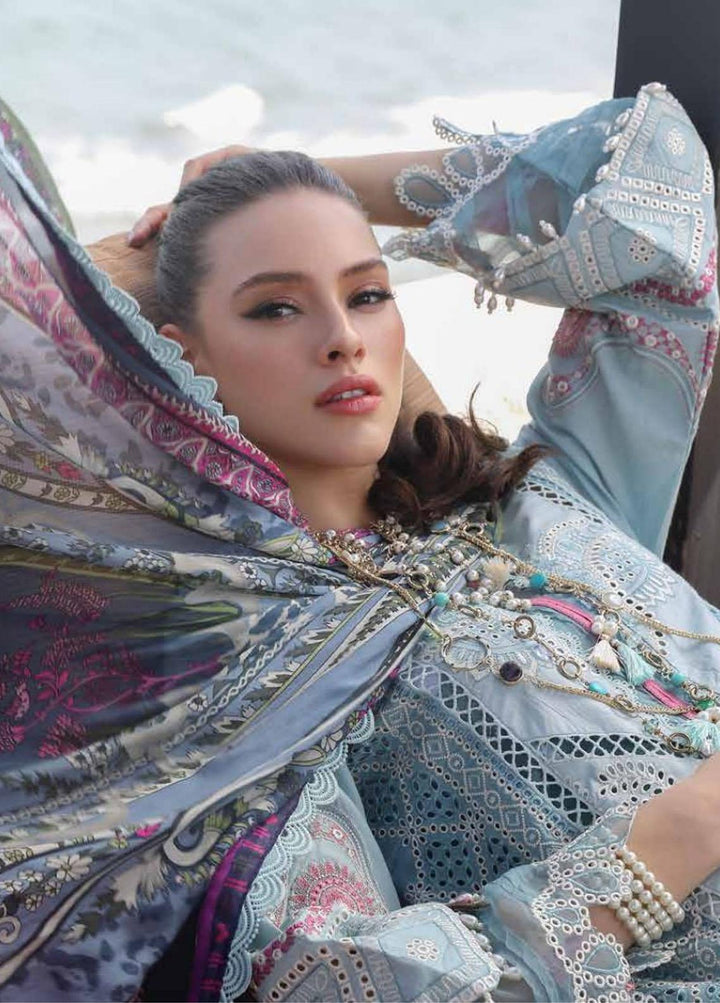 Moksha by AJR Embroidered Lawn Suits Unstitched 3 Piece AJR23M D-04 Najat - Luxury Collection