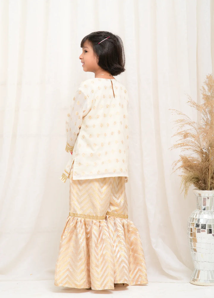 Mom4Little Pret Cotton Banarsi Gharara Set