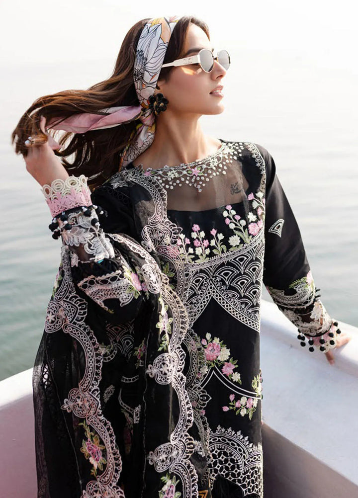 Monaco by Parishay Embroidered Lawn Suit Unstitched 3 Piece PR25ML MS-01 - Summer Collection