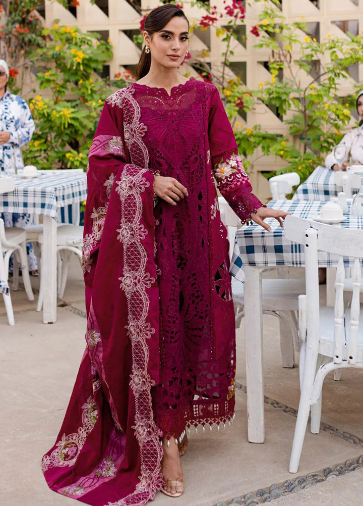 Monaco by Parishay Embroidered Lawn Suit Unstitched 3 Piece PR25ML MS-03 - Summer Collection