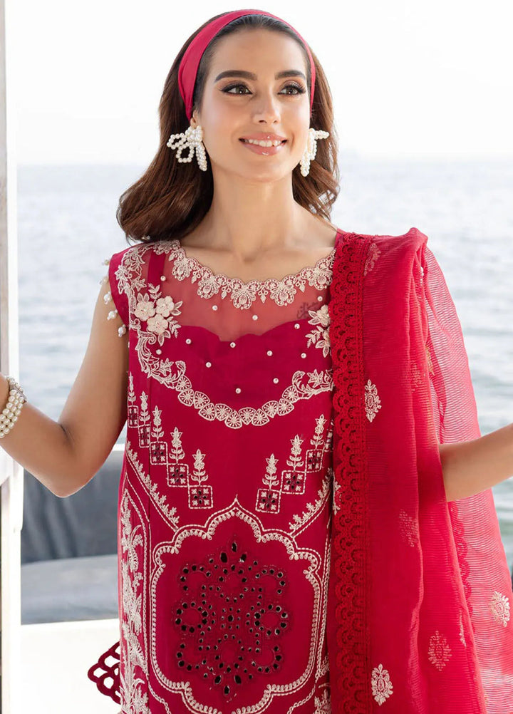 Monaco by Parishay Embroidered Lawn Suit Unstitched 3 Piece PR25ML MS-14 - Summer Collection