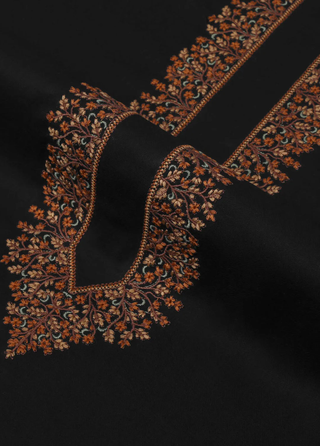 Monochrome by Fabrich Embroidered Wash N Wear Suit Unstitched 2 Piece GTS-WK-001 - Festive Collection