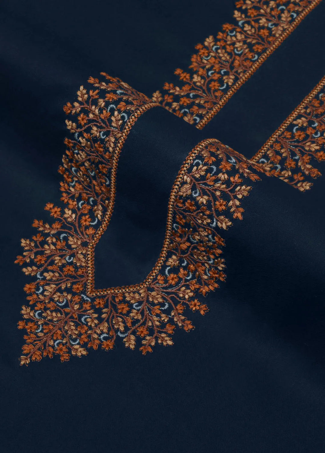Monochrome by Fabrich Embroidered Wash N Wear Suit Unstitched 2 Piece GTS-WK-002 - Festive Collection