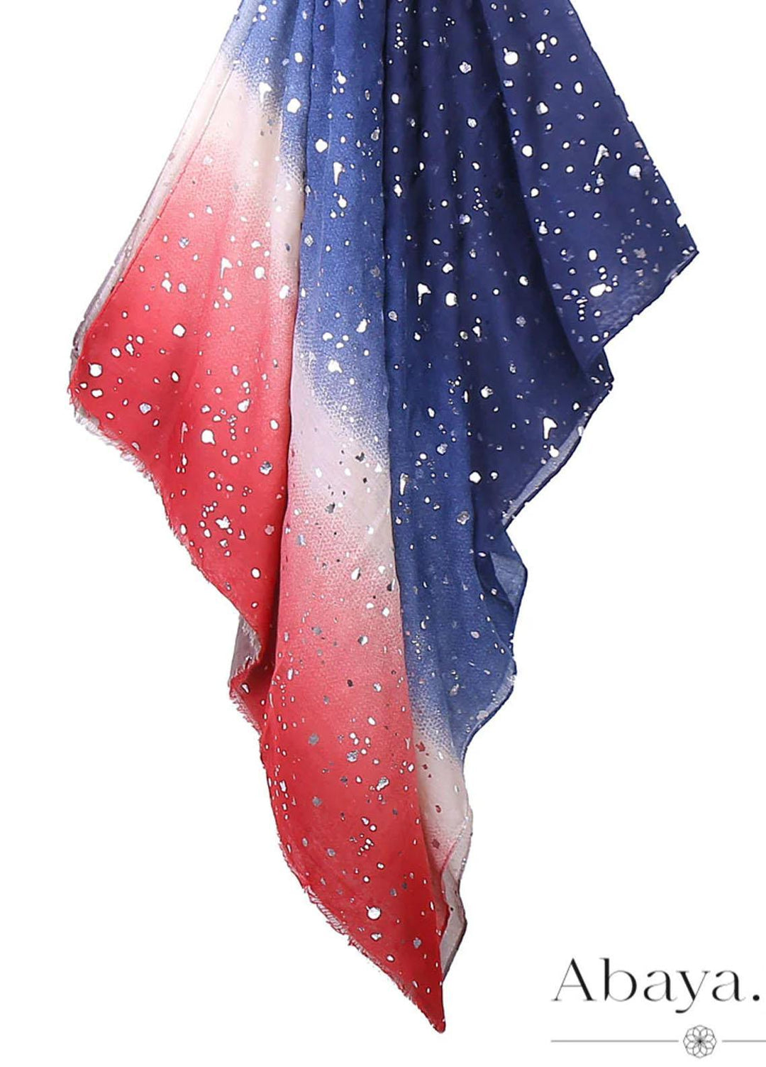 Abaya pk    Hijab ABA22HJ Moonlight Sonata - Blue Red - Women Hijabs