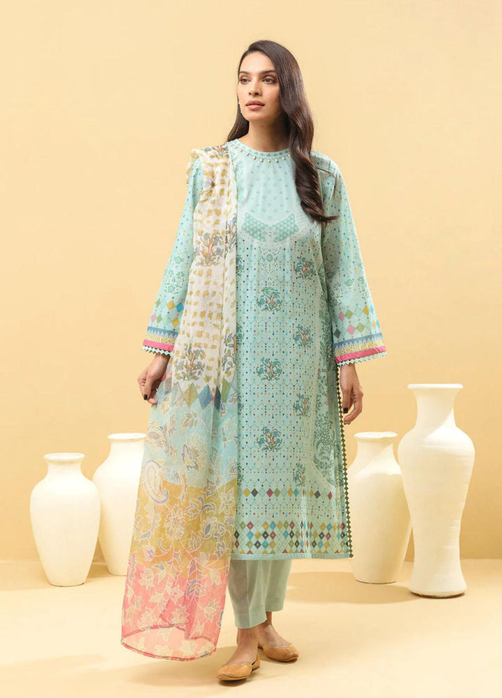Morbagh by Beechtree Printed Lawn Suit Unstitched 3 Piece MRB22SS MB1S22U43 - Spring / Summer Collection