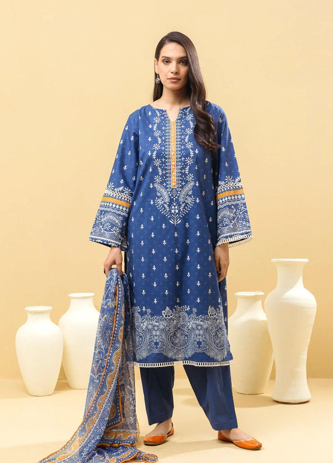 Morbagh by Beechtree Printed Lawn Suit Unstitched 3 Piece MRB22SS MB1S22U44 - Spring / Summer Collection