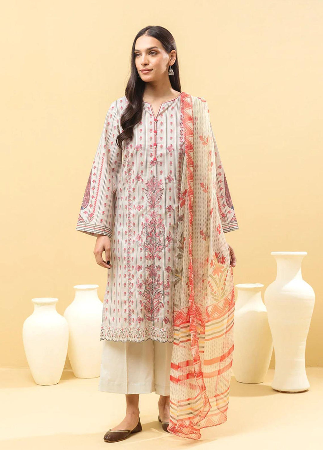 Morbagh by Beechtree Embroidered Lawn Suit Unstitched 3 Piece MRB22SS MB1S22U51 - Spring / Summer Collection