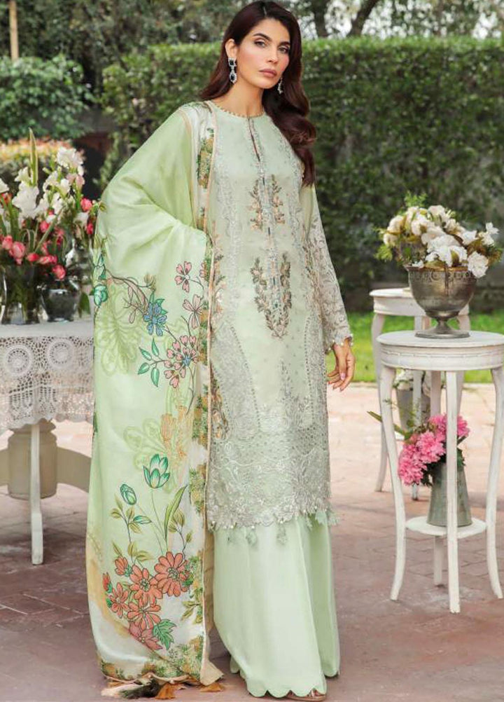 Motifz Embroidered Lawn Suit Unstitched 3 Piece MT22PL 3209 SILK ROUTE - Premium Collection