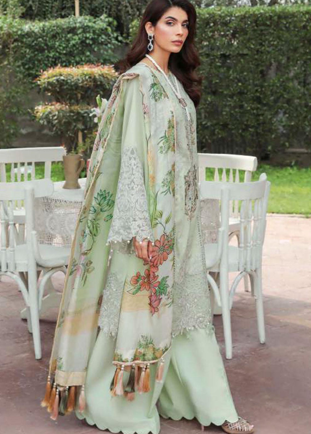 Motifz Embroidered Lawn Suit Unstitched 3 Piece MT22PL 3209 SILK ROUTE - Premium Collection