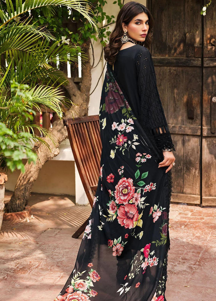 Motifz Embroidered Lawn Suits Unstitched 3 Piece MT23-P2 3984 MIRA - Premium Collection