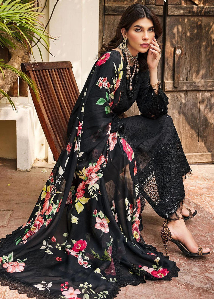 Motifz Embroidered Lawn Suits Unstitched 3 Piece MT23-P2 3984 MIRA - Premium Collection