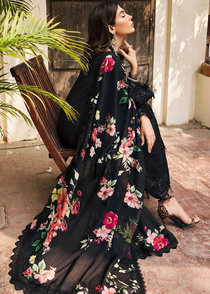 Motifz Embroidered Lawn Suits Unstitched 3 Piece MT23-P2 3984 MIRA - Premium Collection