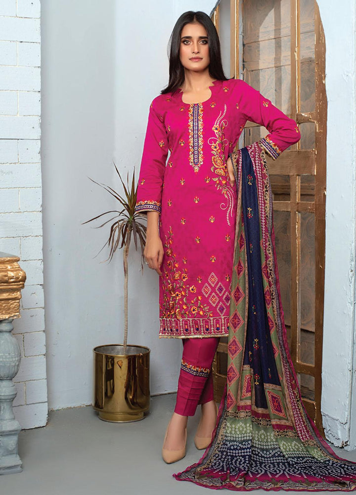 MTF Embroidered Lawn Suits Unstitched 3 Piece MTF21EE 03 - Summer Collection