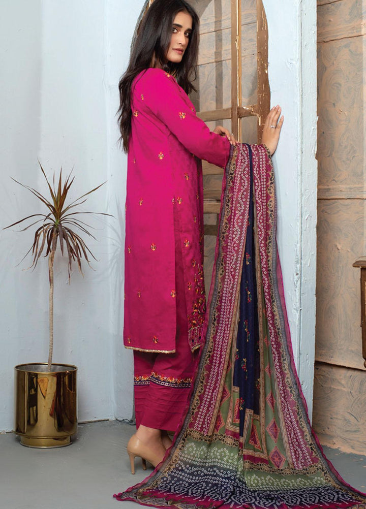 MTF Embroidered Lawn Suits Unstitched 3 Piece MTF21EE 03 - Summer Collection
